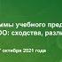 Разработка рабочей программы учебного предмета ООП НОО ООП ООО ООП СОО сходства различия преемс
