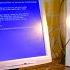 Angry Man S Blue Screen Office Destruction