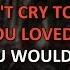 Evanescence Call Me When Youre Sober Karaoke Version