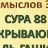 Коран на русскомПеревод смыслов Э Кулиева СУРА 88 ПОКРЫВАЮЩЕЕ АЛЬ ГАШИЯ
