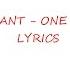 Miriam Bryant One Last Time Lyrics