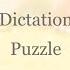 Melodic Dictation Puzzle 1 Flute