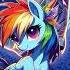 Rainbow Dash Brave Heart English Version Digimon AI Cover
