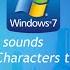 Microsoft Windows 7 All Sounds Cityscape Theme