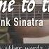 Frank Sinatra Fly Me To The Moon Fingerstyle Guitar TAB Tutorial Chords Lyrics