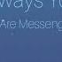 We Are Messengers Always You Lyrics