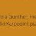 BRAHMS IMMER LEISER WIRD MEIN SCHLUMMER OP 105 NO 2 CAROLA GÜNTHER LEFKI KARPODINI