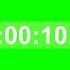 таймер 10 секунд со звуком зеленый фон Timer 10 Seconds With Sound Green Background