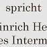 Heinrich Heine Lyrisches Intermezzo 18 Ich Grolle Nicht Und Wenn Das Herz Auch Bricht