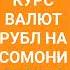 курс валют в Таджикистан 15 август доллар Like валюта таджикистана Subscribe рубль сомони
