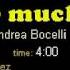 Andrea Bocelli Besame Mucho Karaoke