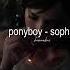 Ponyboy Sophie Edit Audio