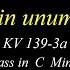 Mozart KV139 3a Credo In Unum Deum Score