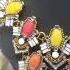 Trendy Neclace With Zircon And Unreal Stones
