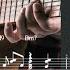 When The Smoke Is Going Down Scorpions Fingerstyle Guitar Tutorial Tab