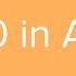 Count From 1 To 10 In Arabic