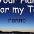 In Your Hand Song For My Teacher Ronno