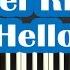 Lionel Richie Hello Piano Cover Instrumental