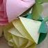 Как сделать букет из бумажных роз How To Make Paper Rose Flower Bouquet Paper Rose