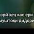Пул надори ҳеҷ кас ёри ту нест