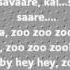 Zooby Zooby Karaoke With Lyrics