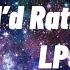 I D Rather Sleep LPS MEP CLOSED