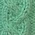0154 узор Косичка Вязание спицами Pattern Knitting With Needles