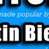 Justin Bieber Anyone Karaoke Version