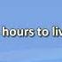 Joyner Lucas 24 Hours To Live Lyrics