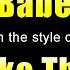 Take That Babe Karaoke Version With Lyrics HD Vocal Star Karaoke
