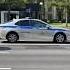 Электробус и Camry МВД России с сиреной
